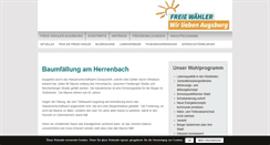 Desktop Screenshot of freie-waehler-augsburg.de