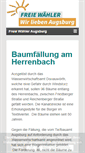 Mobile Screenshot of freie-waehler-augsburg.de